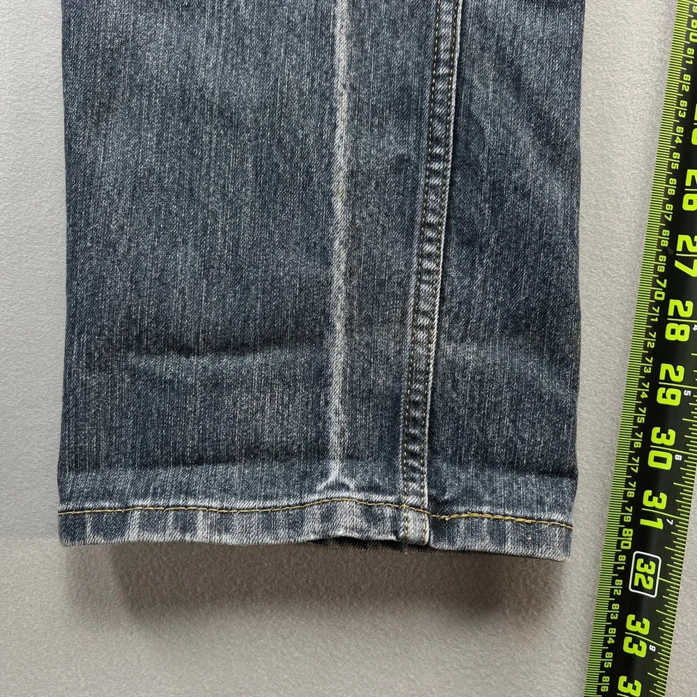 Denizen From Levi's 218 Straight Fit Jeans Men 34x34 Blue Denim Low Rise Zip Fly